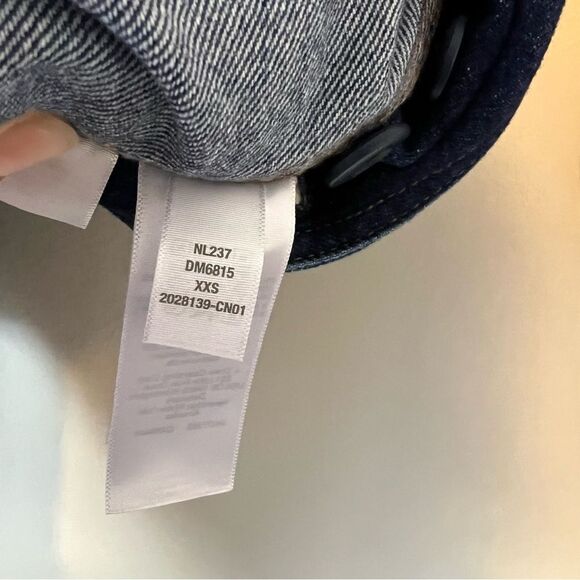 Madewell Denim Blazer Size XXS Oversized Relaxed Fit - Picture 13 of 13